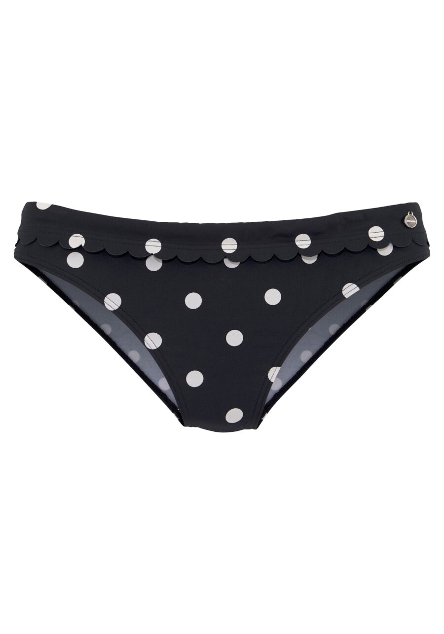 LASCANA Bikini nadrágok  fekete / fehér-hu