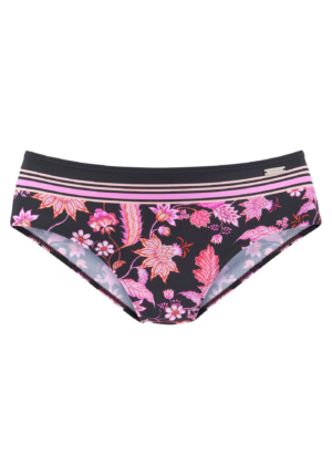 LASCANA Bikini nadrágok  narancs / rózsaszín / fekete / fehér-Hungary