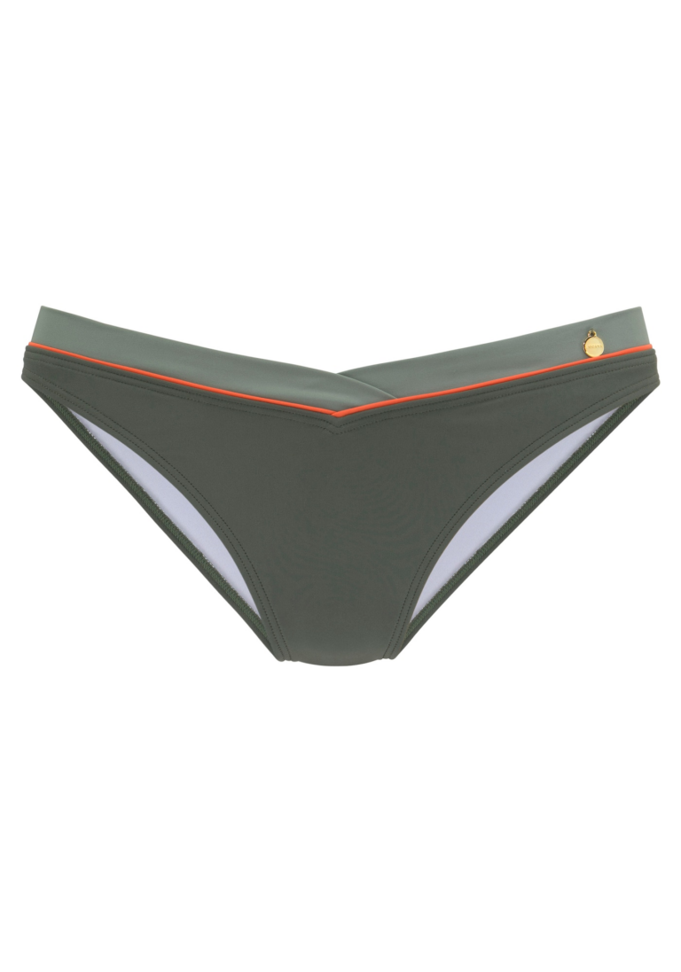 LASCANA Bikini nadrágok  olíva / narancs-Ár