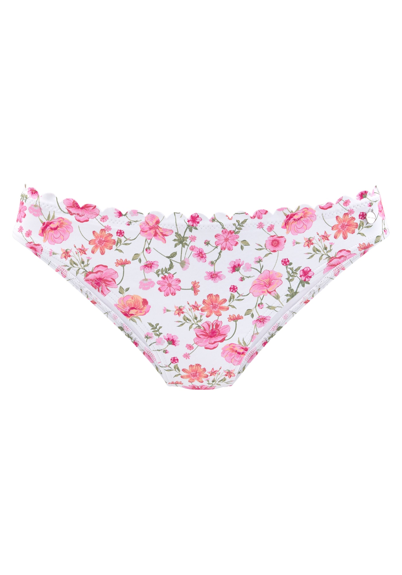 LASCANA Bikini nadrágok  rózsaszín / piros / fehér-Ár