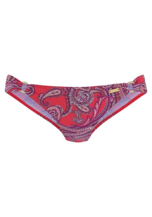 LASCANA Bikini nadrágok  sötétlila / rózsaszín / piros / fehér