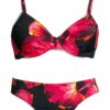 LASCANA Bikini  piros / fekete