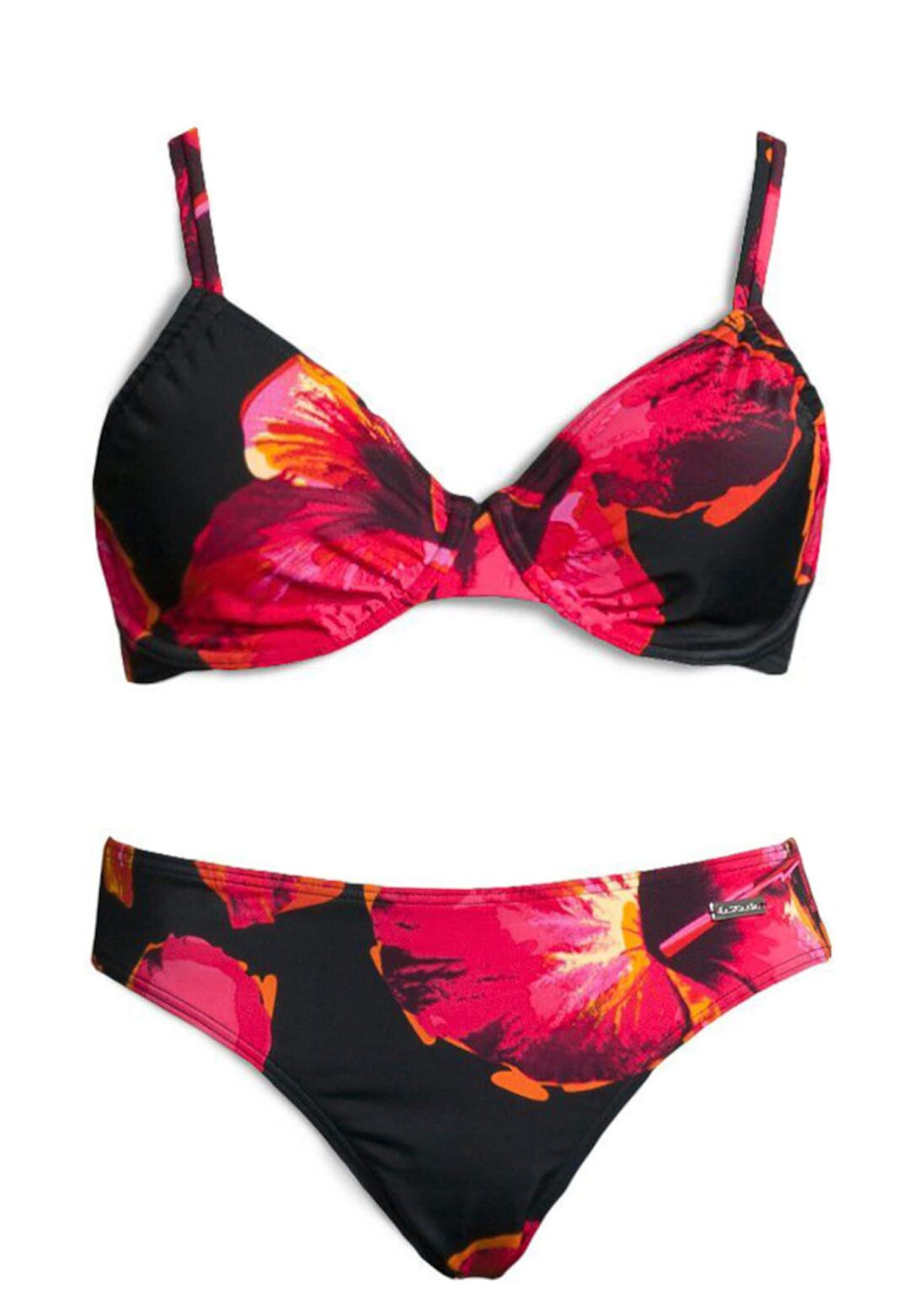 LASCANA Bikini  piros / fekete