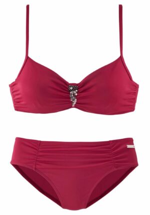 LASCANA Bikini  piros-hu