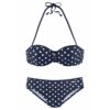 LASCANA Bikini  tengerészkék