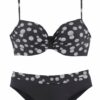 LASCANA Bikini  tengerészkék / fehér