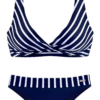 LASCANA Bikini  tengerészkék / fehér-Hungary
