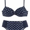 LASCANA Bikini  tengerészkék / világoskék