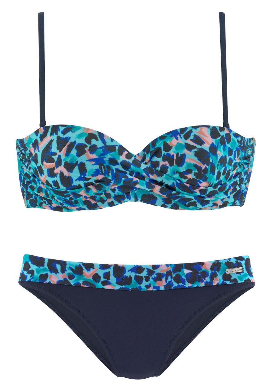 LASCANA Bikini  türkiz / fekete-hu