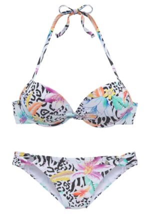 LASCANA Bikini  türkiz / világos sárga / világoslila / narancs / fekete / fehér