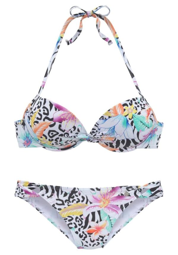 LASCANA Bikini  türkiz / világos sárga / világoslila / narancs / fekete / fehér