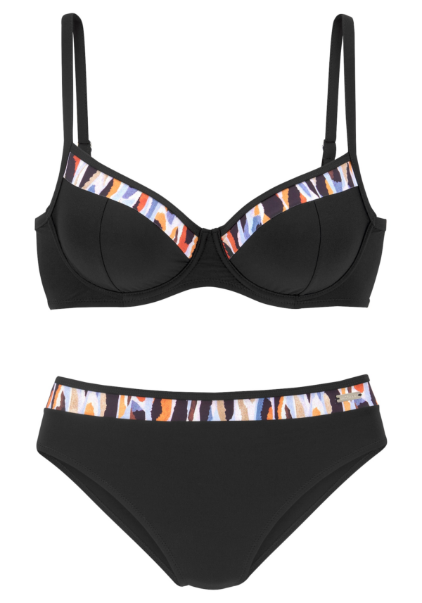 LASCANA Bikini  vegyes színek / fekete-Ár