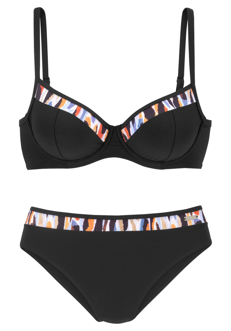 LASCANA Bikini  vegyes színek / fekete-Ár