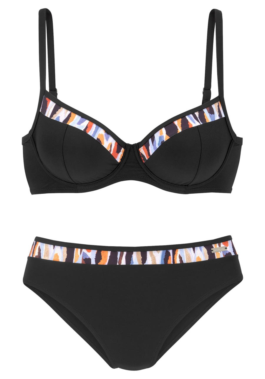 LASCANA Bikini  vegyes színek / fekete-Ár