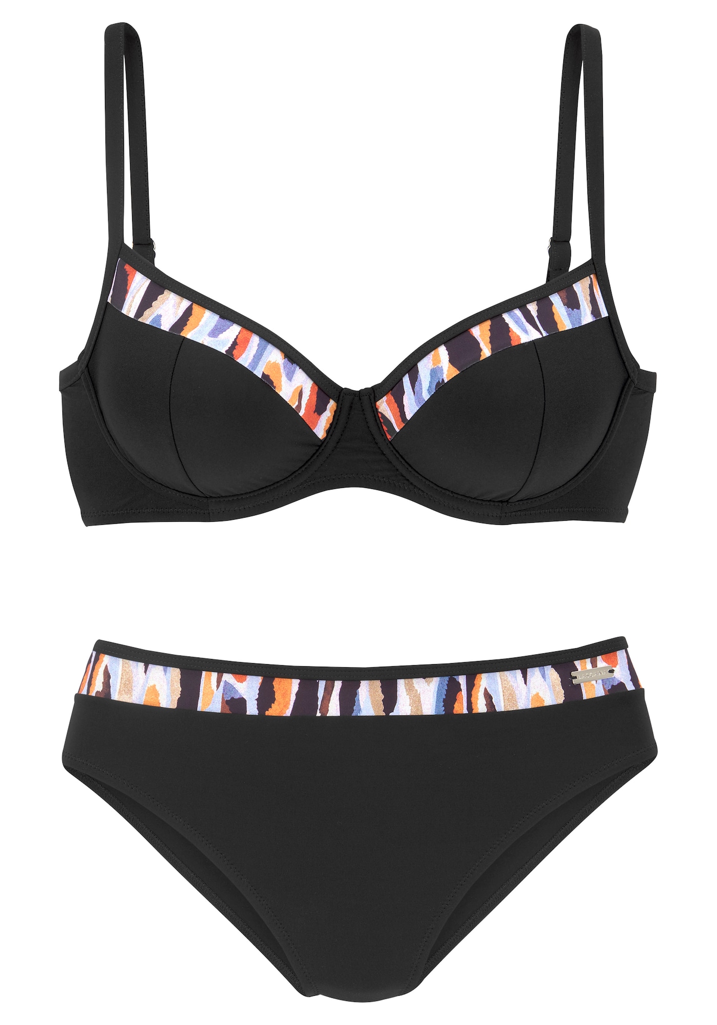 LASCANA Bikini  vegyes színek / fekete-Ár