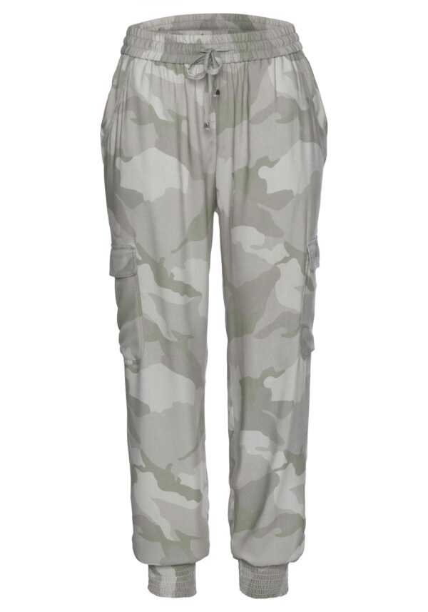 LASCANA Cargo nadrágok  szürke / világosszürke / khaki-hu