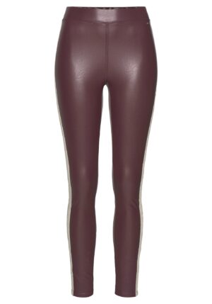 LASCANA Leggings  bézs / borvörös-hu