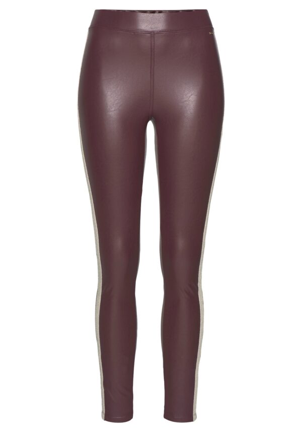 LASCANA Leggings  bézs / borvörös-hu