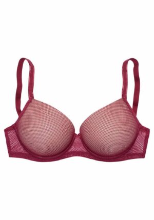 LASCANA Melltartó 'Invisible Pink'  piros
