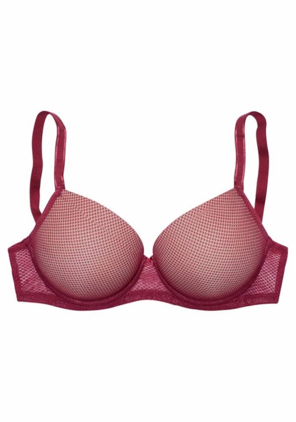 LASCANA Melltartó 'Invisible Pink'  piros