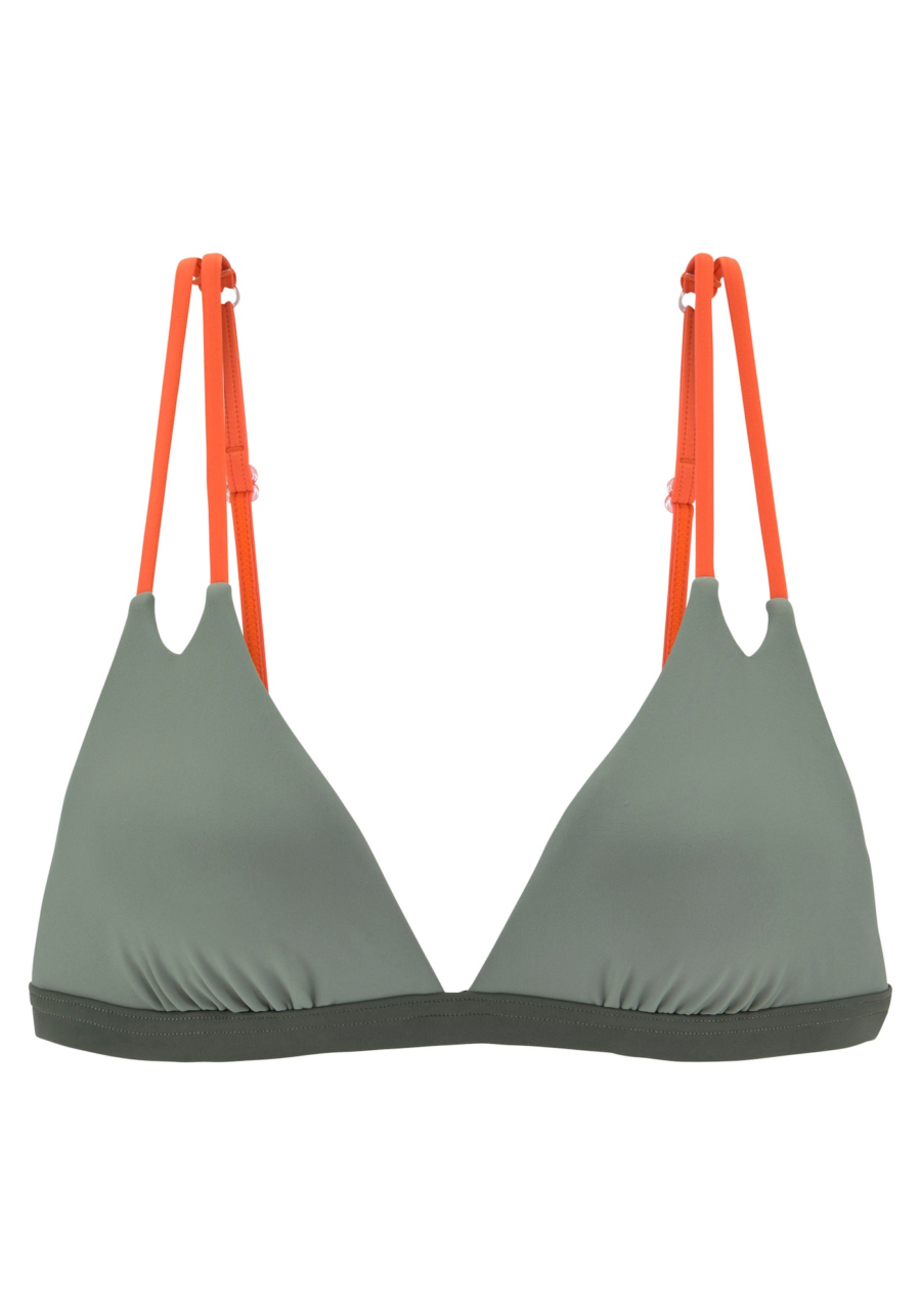 LASCANA Melltartó 'Yuna'  khaki / narancs-Ár