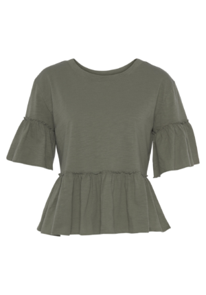 LASCANA Póló  khaki-Hungary