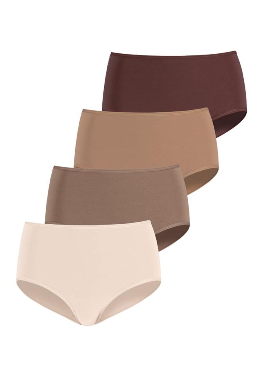 LASCANA Slip  ekrü / csokoládé / brokát / világosbarna-hu