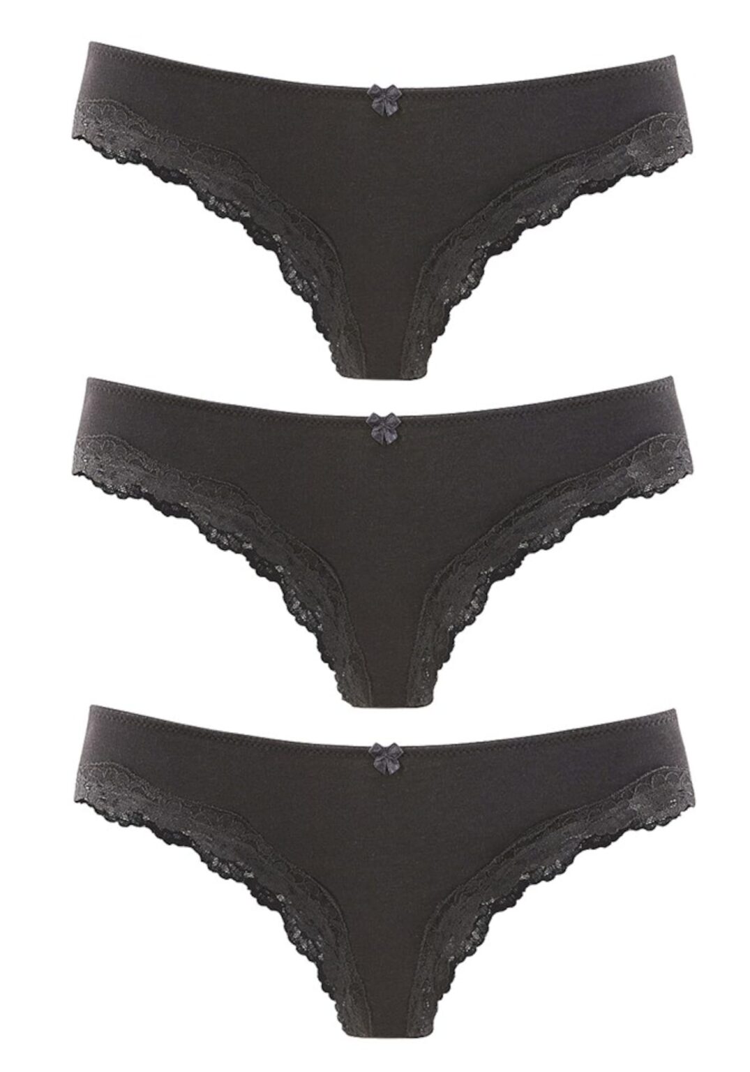 LASCANA Slip  fekete