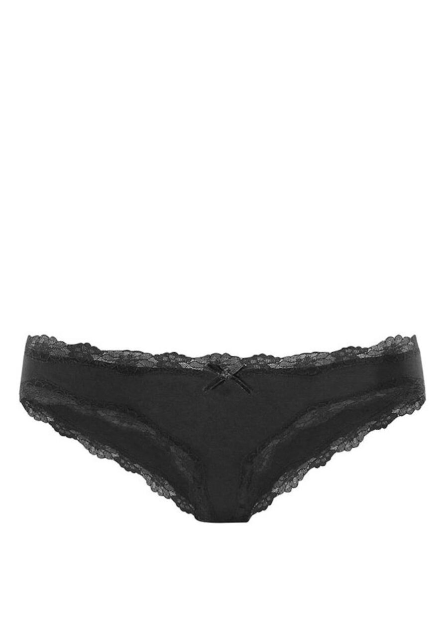 LASCANA Slip  fekete-hu