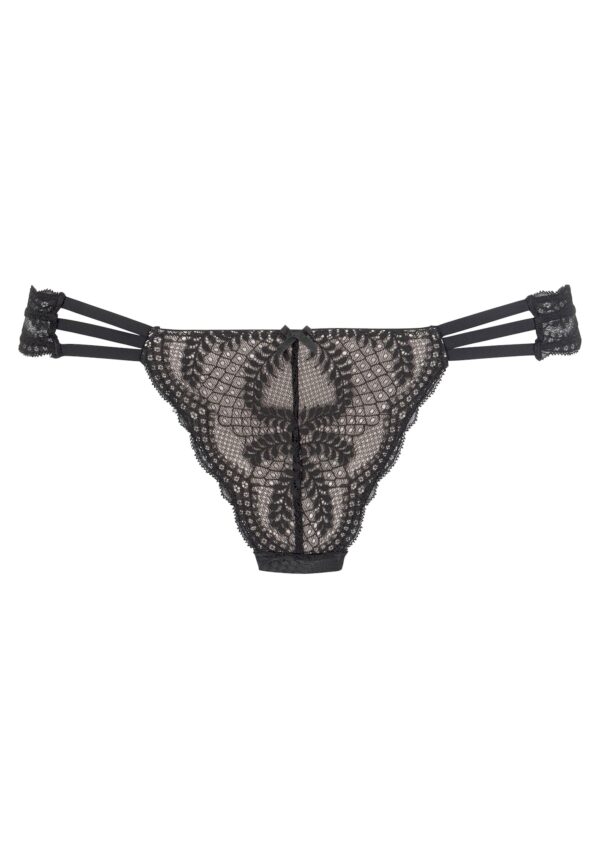 LASCANA Slip  fekete-hu
