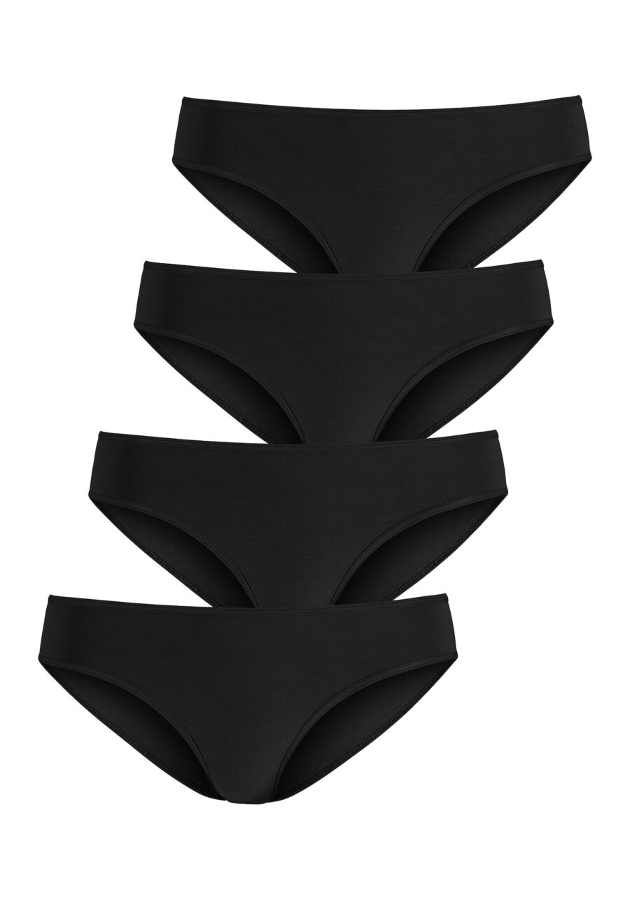 LASCANA Slip  fekete-hu