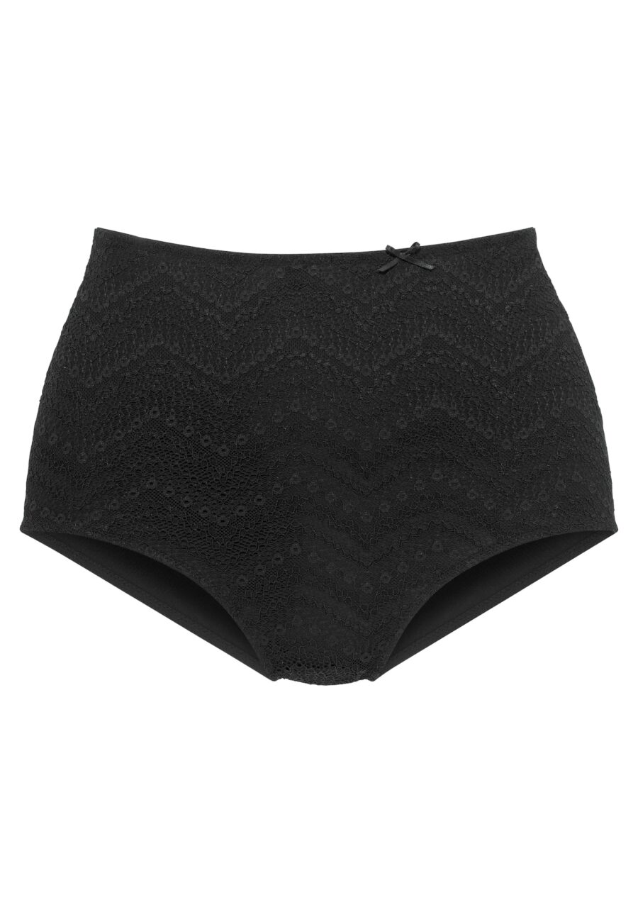 LASCANA Slip  fekete-hu