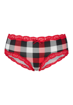 LASCANA Slip  piros / fekete / fehér-Hungary