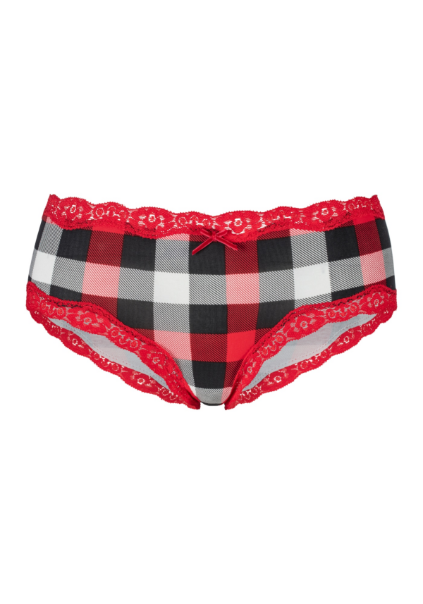 LASCANA Slip  piros / fekete / fehér-Hungary