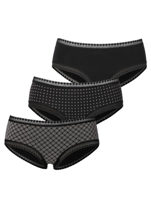 LASCANA Slip  szürke / fekete
