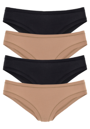 LASCANA Slip  teveszín / fekete-Ár