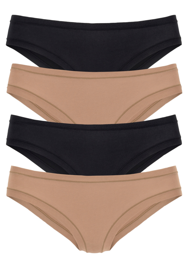 LASCANA Slip  teveszín / fekete-Ár