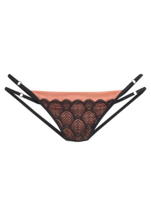 LASCANA String bugyik  rózsaszín / fekete-hu