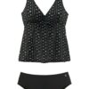 LASCANA Tankini 'Scary'  fekete