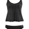 LASCANA Tankini  fekete / fehér-hu