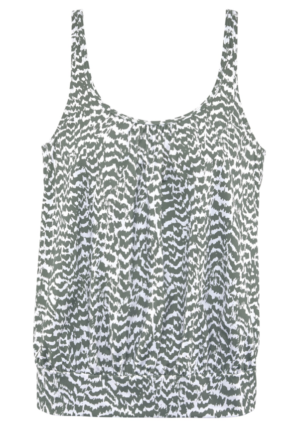 LASCANA Tankini  olíva / fehér-Hungary