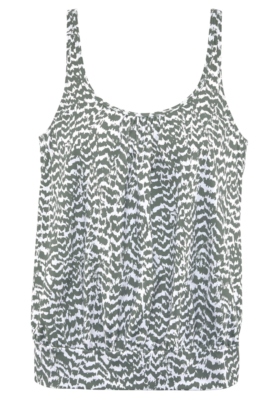 LASCANA Tankini  olíva / fehér-Hungary