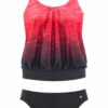 LASCANA Tankini  piros / fekete