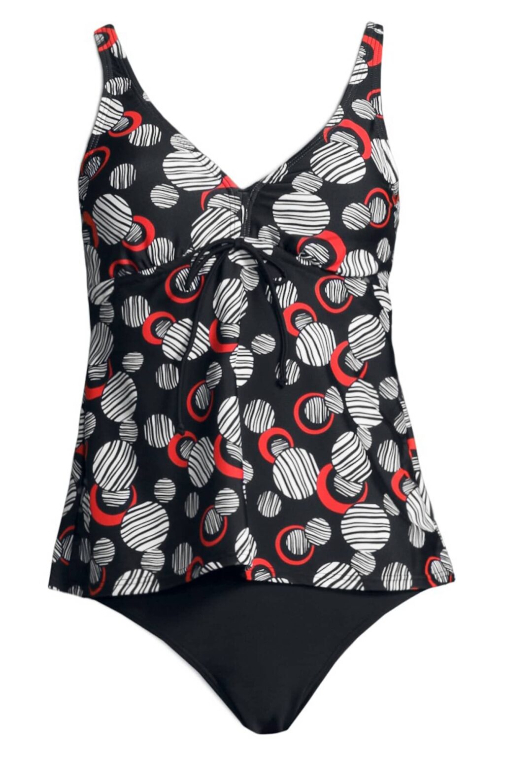 LASCANA Tankini  piros / fekete / fehér
