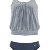 LASCANA Tankini  tengerészkék / fehér