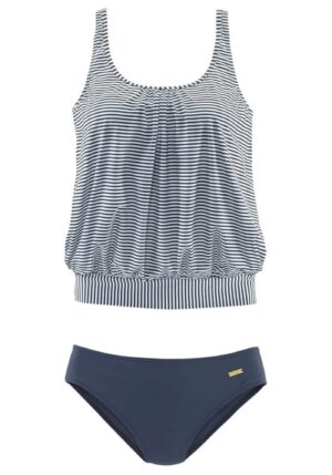 LASCANA Tankini  tengerészkék / fehér