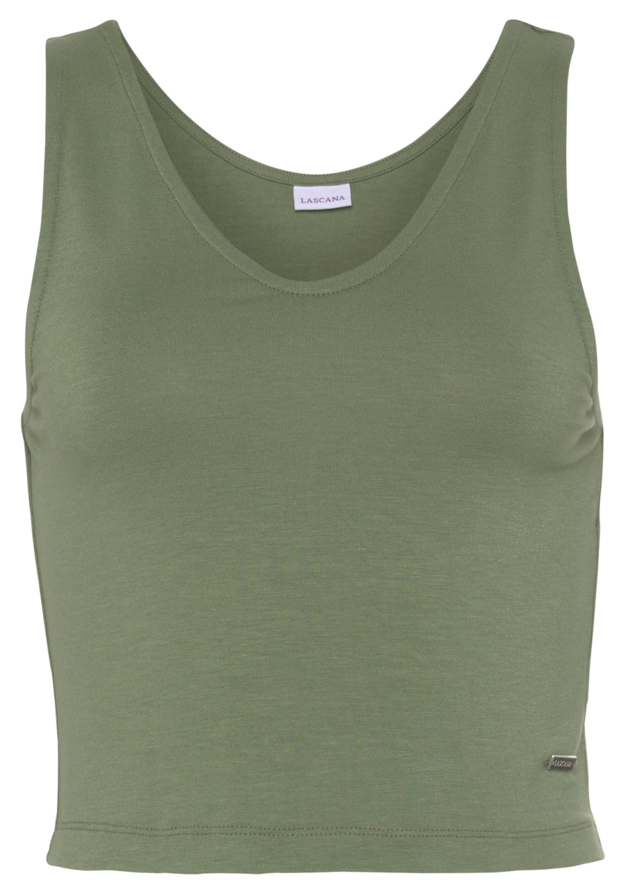 LASCANA Top  khaki-Hungary