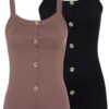 LASCANA Top  taupe / fekete