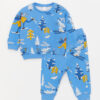 LC Waikiki Crew Neck Baby Boy Sweatshirt and Tracksuit Bottom 2-pack
