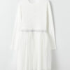 LC Waikiki Crew Neck Long Sleeve Girl's Dress